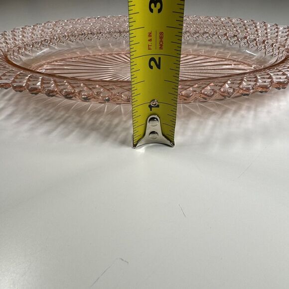 Anchor Hocking Miss America Pink Glass Oval Platter 11” Vintage 1930s - Picture 7 of 7